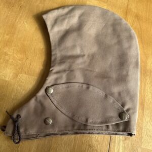 Carhartt Jacket Hood Tan 4 Snap Vintage 90s